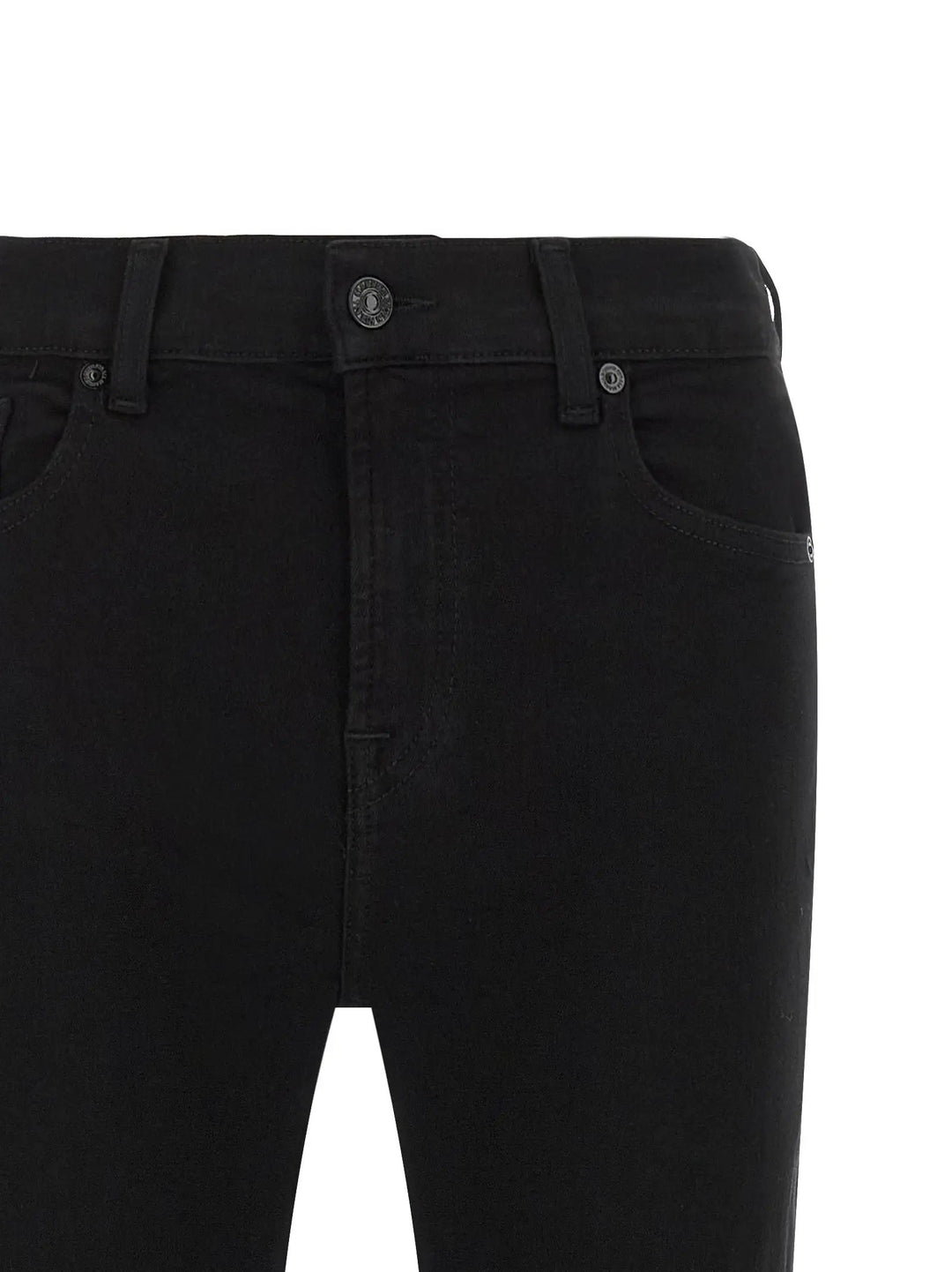 7 For All Mankind Sample Sale | 7 For All Mankind Black Cotton Bootcut Jeans - | Designer outlet