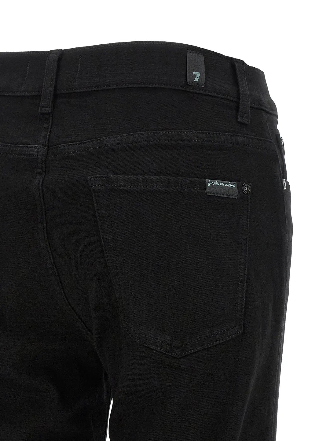 7 For All Mankind Sample Sale | 7 For All Mankind Black Cotton Bootcut Jeans - | Designer outlet