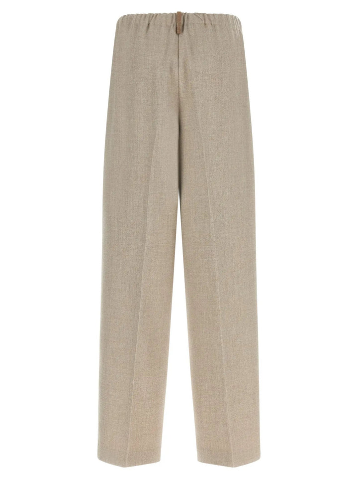 Fabiana Filippi Sample Sale | Fabiana Filippi Beige Polyester Casual Pants - | Designer outlet