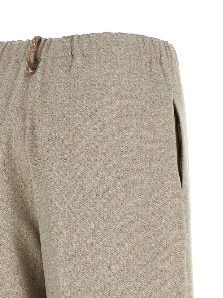 Fabiana Filippi Sample Sale | Fabiana Filippi Beige Polyester Casual Pants - | Designer outlet