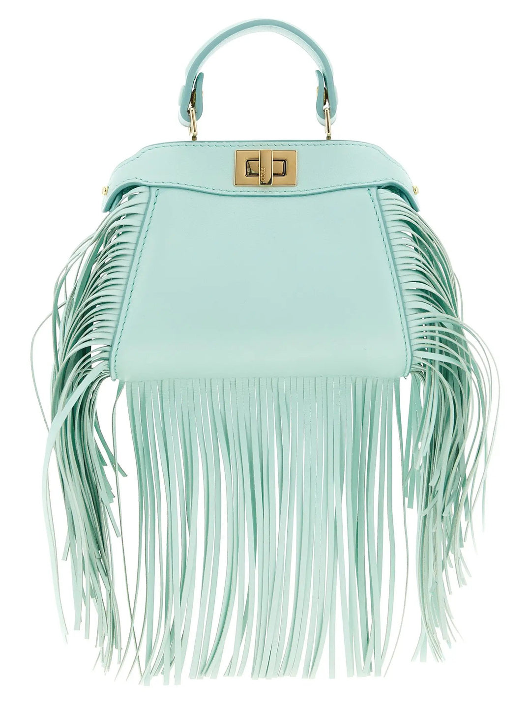 Fendi Sample Sale | Fendi Bicolor Lamb Leather Handbag - | Designer outlet