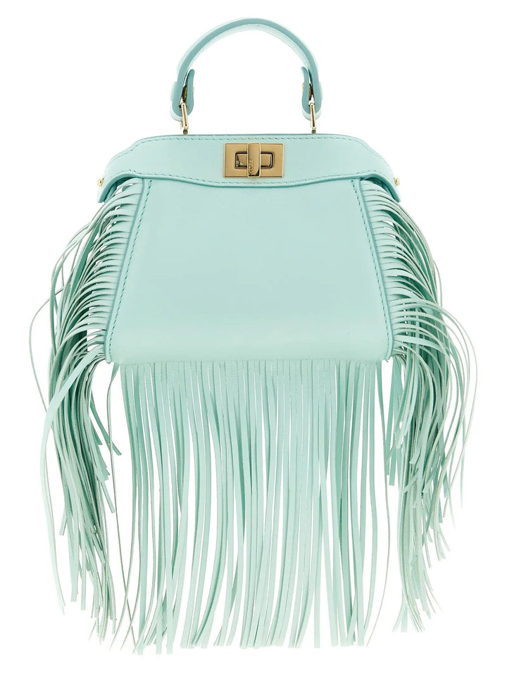 Fendi Sample Sale | Fendi Bicolor Lamb Leather Handbag - | Designer outlet