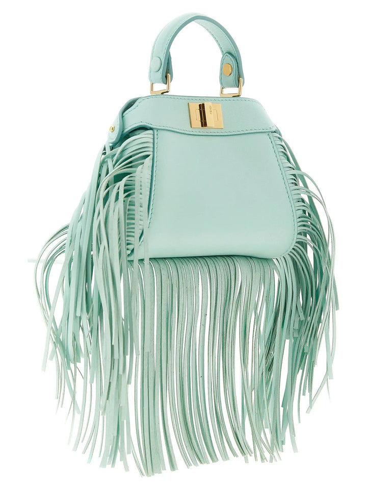 Fendi Sample Sale | Fendi Bicolor Lamb Leather Handbag - | Designer outlet