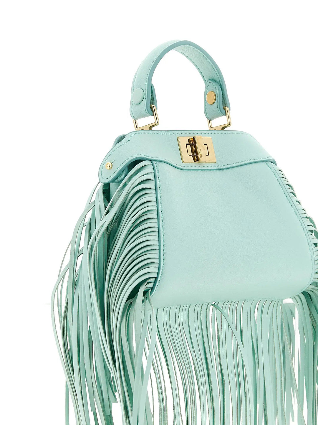 Fendi Sample Sale | Fendi Bicolor Lamb Leather Handbag - | Designer outlet