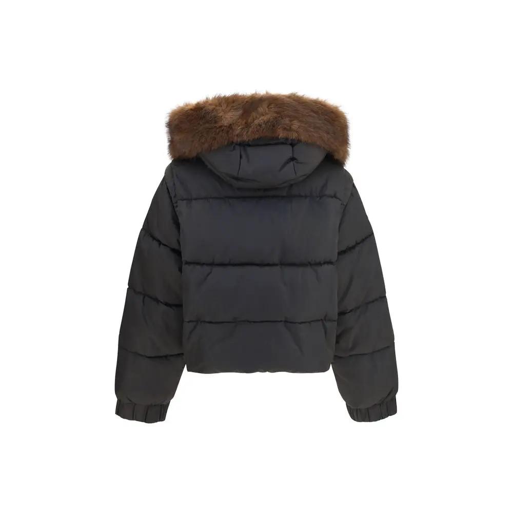 PINKO Brown Goose Down Full-Length Jacket