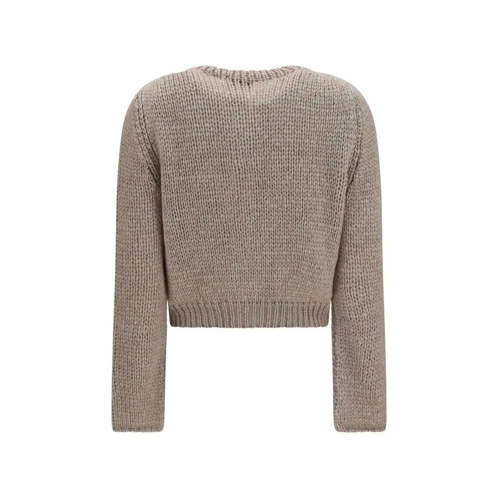 Forte_Forte Sample Sale | Forte_Forte Beige Silk Cardigan - | Designer outlet