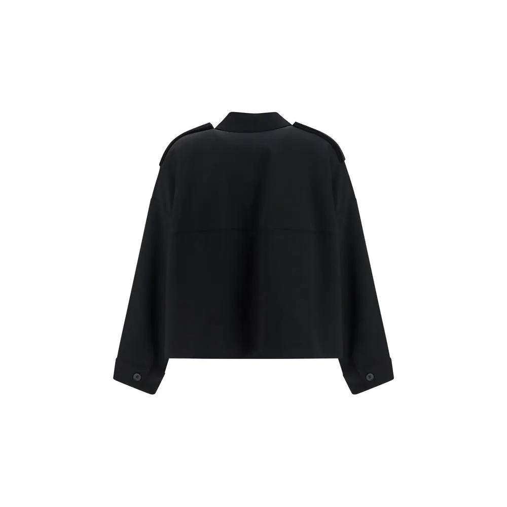Khaite Sample Sale | Khaite Black Acetate Shirt - | Designer outlet