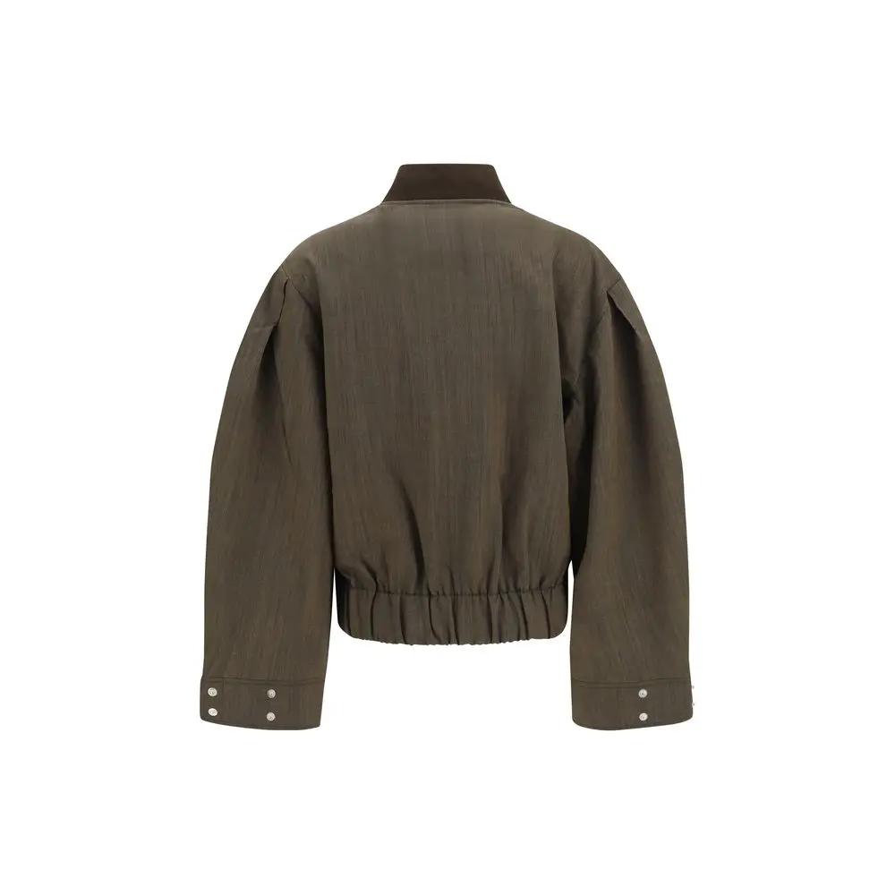 Ganni Sample Sale | Ganni Bicolor Wool Oves Aries Bomber - | Designer outlet