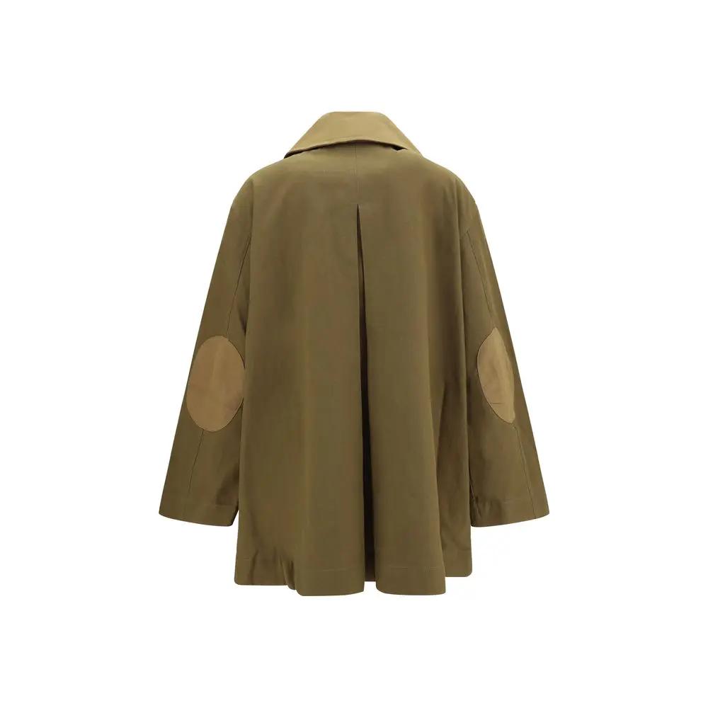 Ganni Sample Sale | Ganni Bicolor Cotton Full-Length Jacket - | Designer outlet