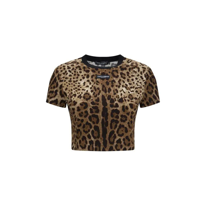 Dolce &amp; Gabbana Beige Cotton T-Shirt
