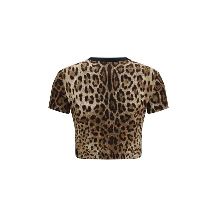 Dolce &amp; Gabbana Beige Cotton T-Shirt