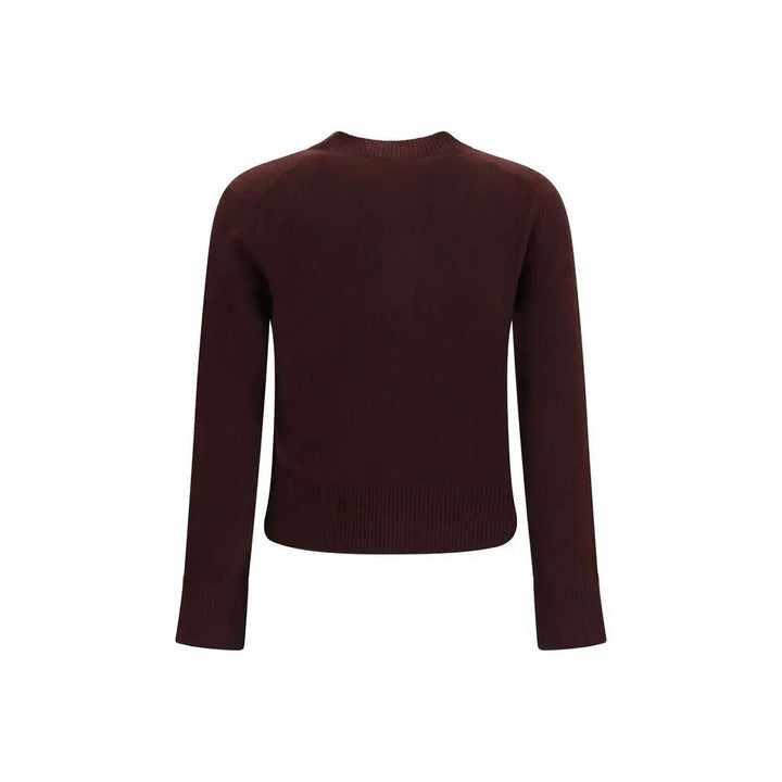 Maison Kitsuné Brown Wool Oves Aries Cardigan