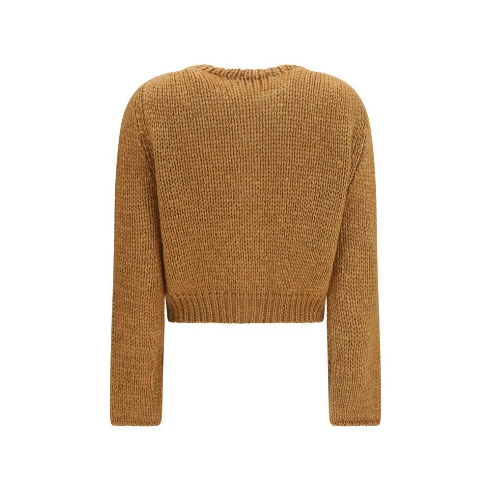 Forte_Forte Sample Sale | Forte_Forte Brown Silk Cardigan - | Designer outlet
