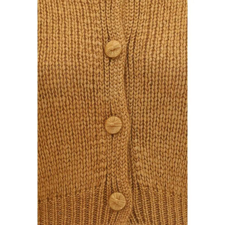 Forte_Forte Sample Sale | Forte_Forte Brown Silk Cardigan - | Designer outlet