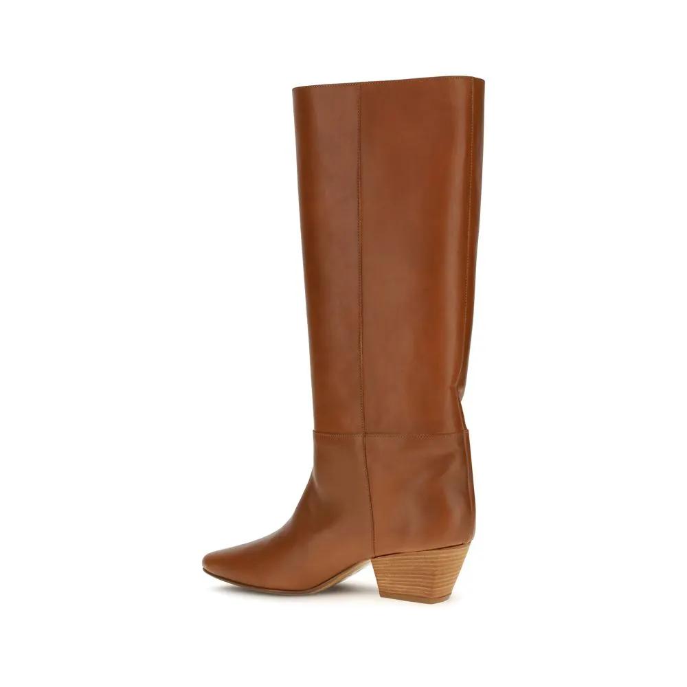 Forte_Forte Sample Sale | Forte_Forte Brown Calf Leather Bos Taurus Ankle Boots - | Designer outlet
