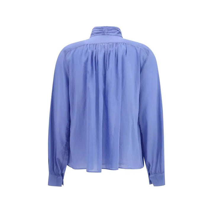 Forte_Forte Sample Sale | Forte_Forte Blue Cotton Blouse - | Designer outlet