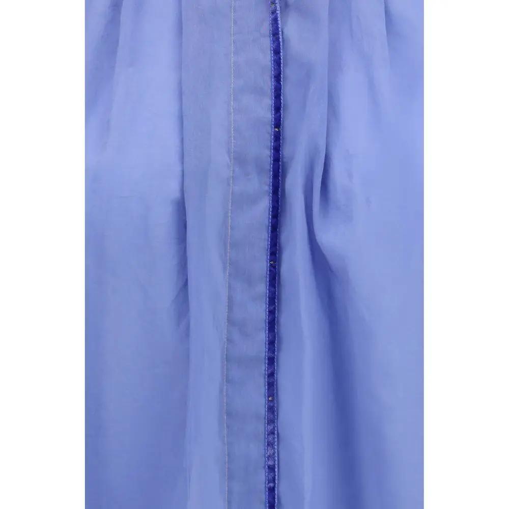 Forte_Forte Sample Sale | Forte_Forte Blue Cotton Blouse - | Designer outlet