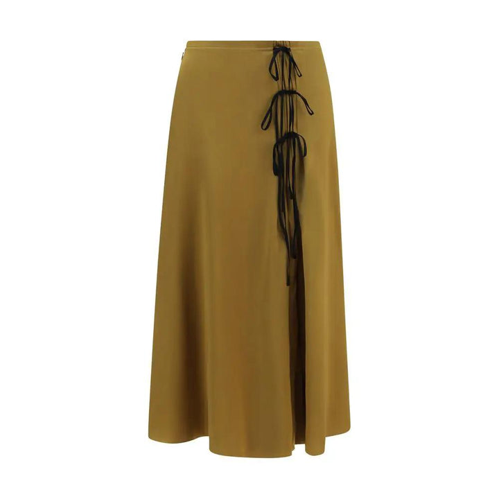 Ganni Sample Sale | Ganni Bicolor Acetate Midi Skirt - | Designer outlet