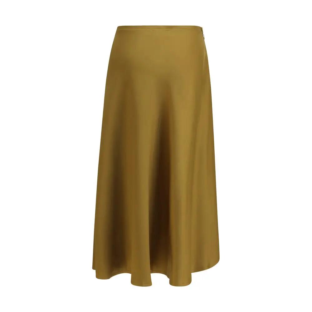 Ganni Sample Sale | Ganni Bicolor Acetate Midi Skirt - | Designer outlet