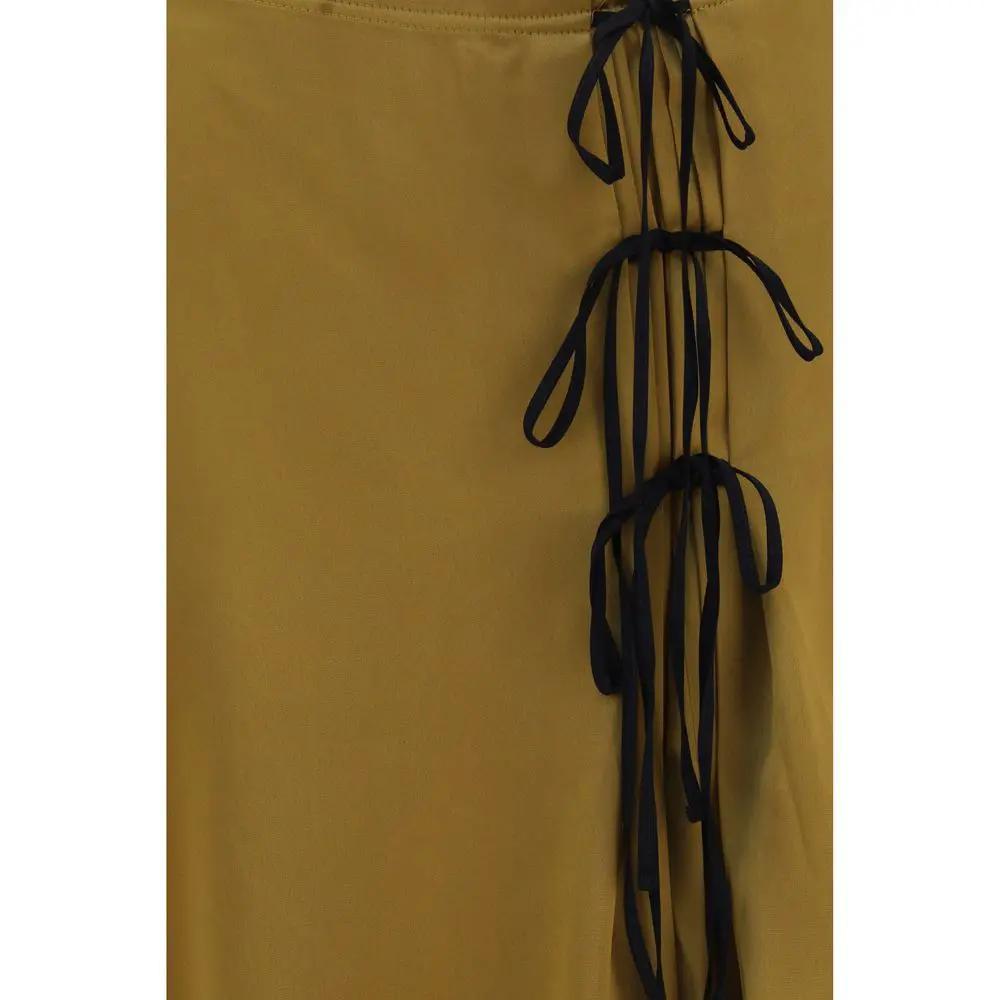 Ganni Sample Sale | Ganni Bicolor Acetate Midi Skirt - | Designer outlet
