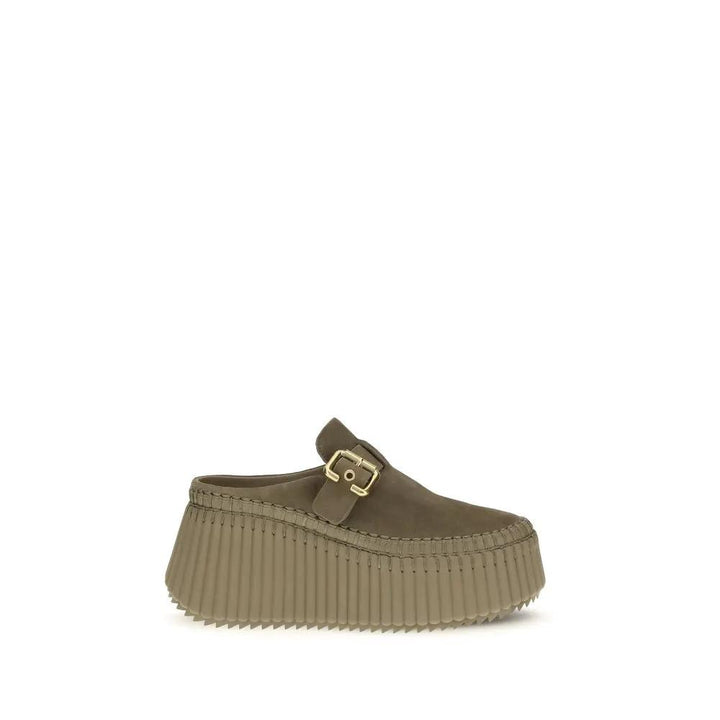 Chloé Sample Sale | Chloé Bicolor Calf Leather Bos Taurus Mules - | Designer outlet