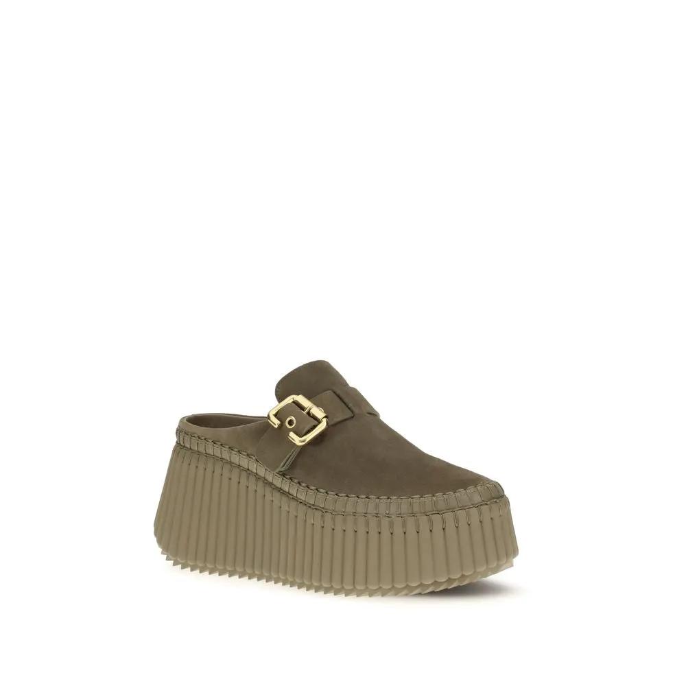 Chloé Sample Sale | Chloé Bicolor Calf Leather Bos Taurus Mules - | Designer outlet