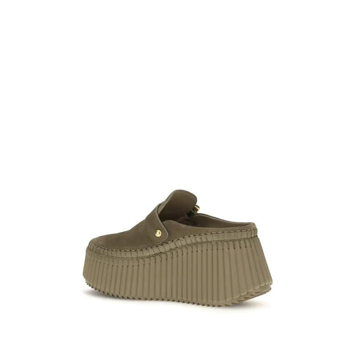 Chloé Sample Sale | Chloé Bicolor Calf Leather Bos Taurus Mules - | Designer outlet