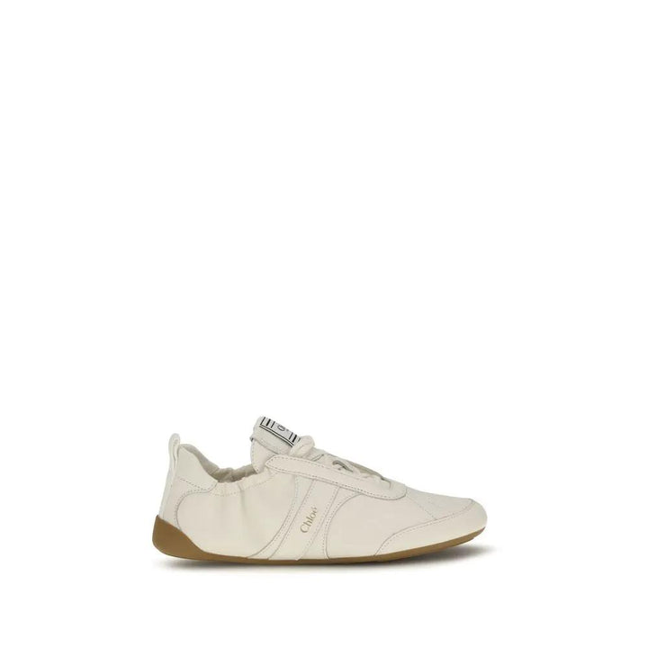 Chloé Sample Sale | Chloé Beige Fabric Athletic Sneakers - | Designer outlet