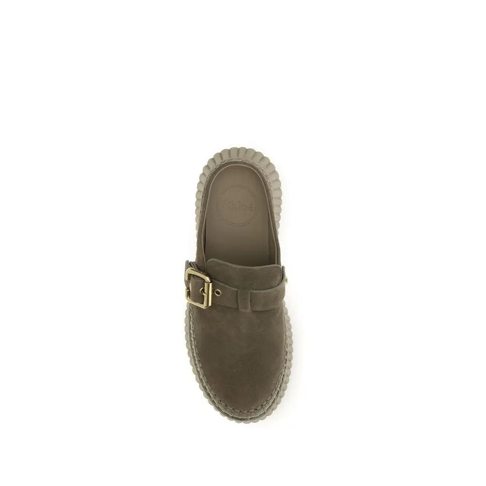 Chloé Sample Sale | Chloé Bicolor Calf Leather Bos Taurus Mules - | Designer outlet