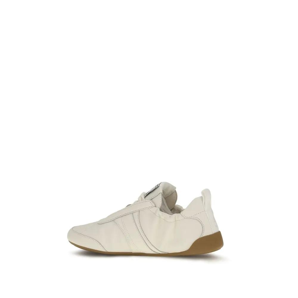 Chloé Sample Sale | Chloé Beige Fabric Athletic Sneakers - | Designer outlet