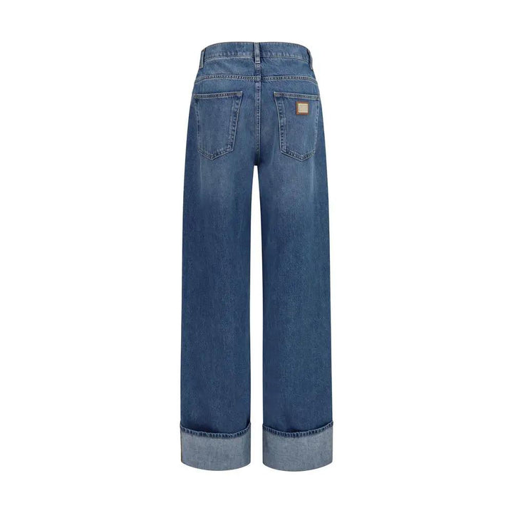 Dolce &amp; Gabbana Sample Sale | Dolce &amp; Gabbana Blue Cotton Straight-Leg Jeans - | Designer outlet