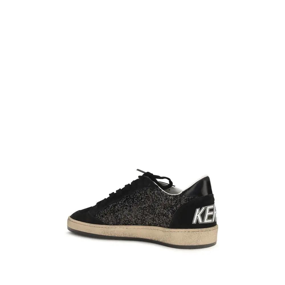 Golden Goose Sample Sale | Golden Goose Black Calf Leather Bos Taurus Low Top Sneakers - | Designer outlet