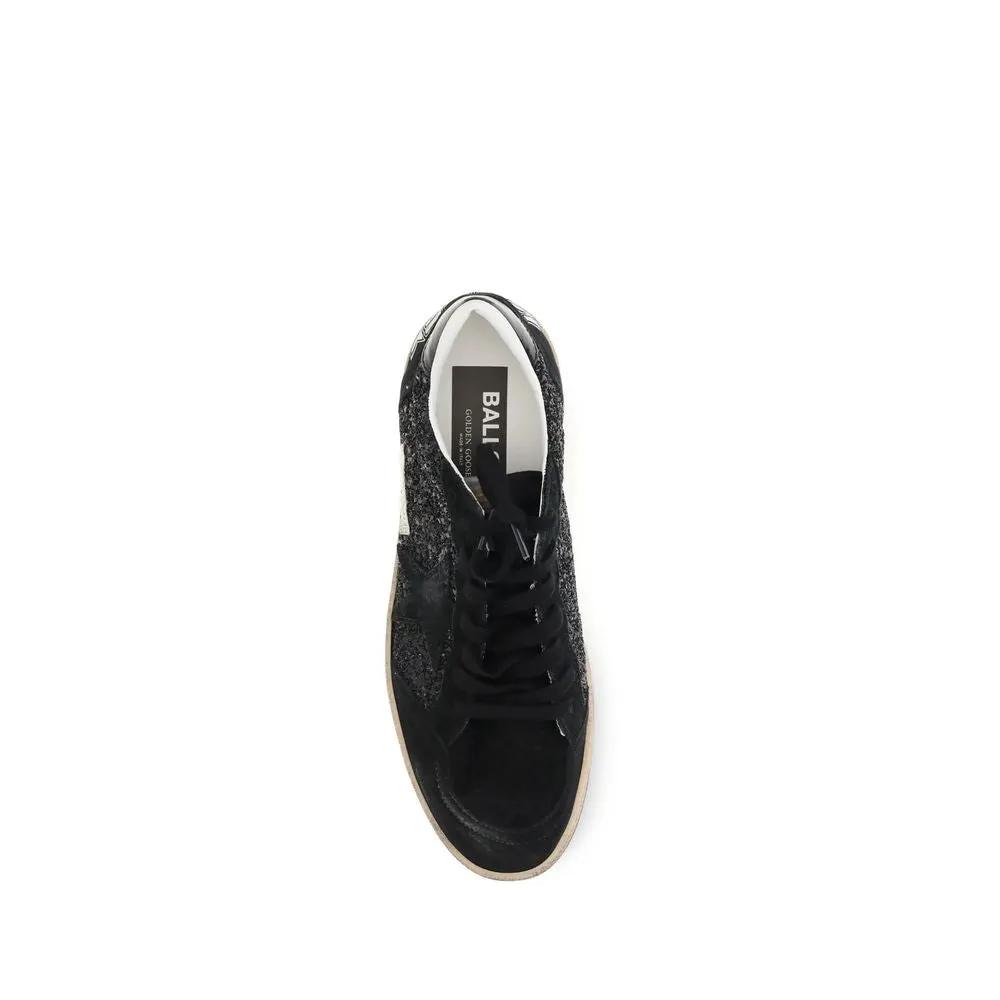 Golden Goose Sample Sale | Golden Goose Black Calf Leather Bos Taurus Low Top Sneakers - | Designer outlet