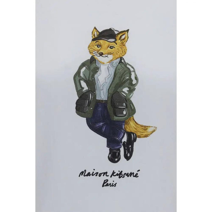 Maison Kitsuné Sample Sale | Maison Kitsuné White Cotton T-Shirt - | Designer outlet