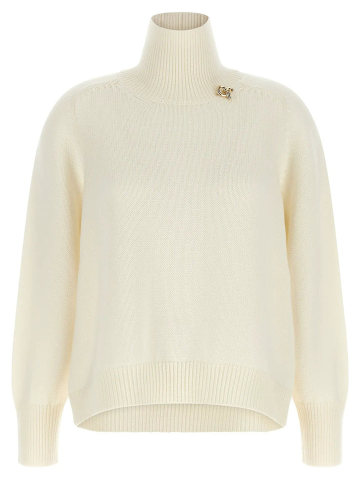 Fabiana Filippi Sample Sale | Fabiana Filippi White Virgin Wool Cardigan - | Designer outlet