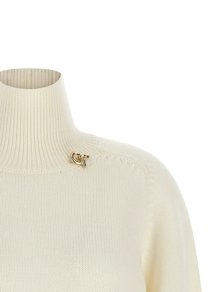 Fabiana Filippi Sample Sale | Fabiana Filippi White Virgin Wool Cardigan - | Designer outlet