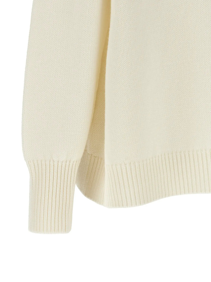 Fabiana Filippi Sample Sale | Fabiana Filippi White Virgin Wool Cardigan - | Designer outlet