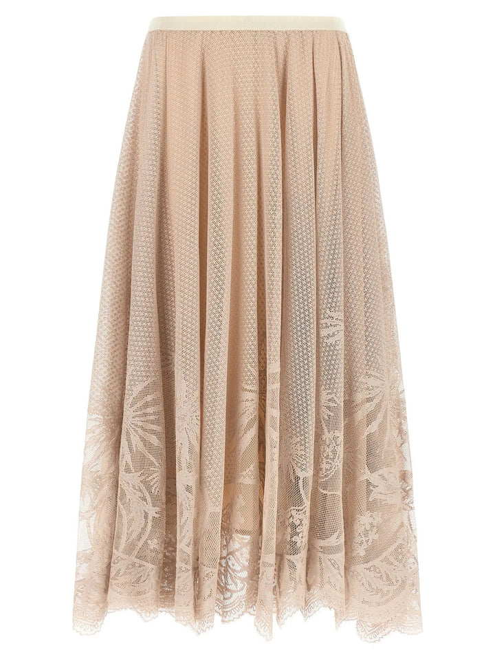Fabiana Filippi Sample Sale | Fabiana Filippi Multicolor Cotton Midi Skirt - | Designer outlet