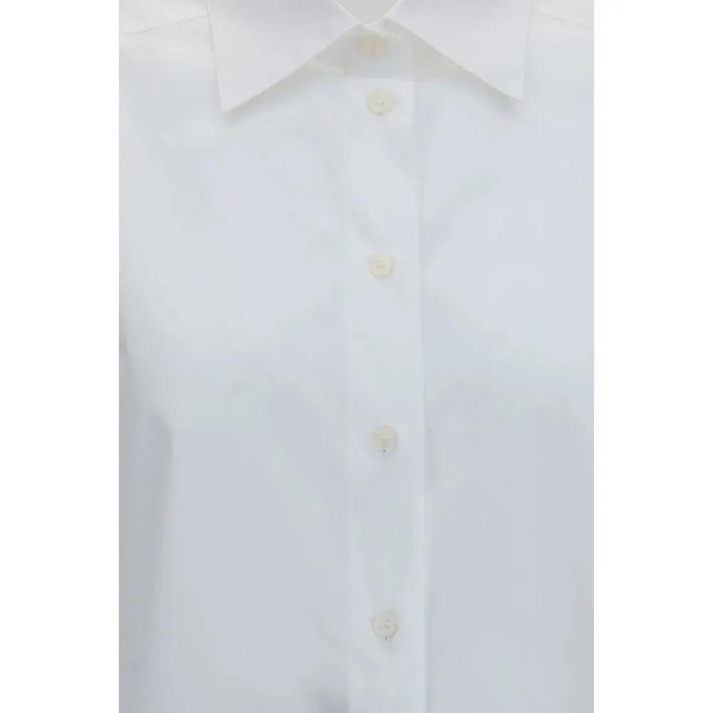 Dolce &amp; Gabbana White Cotton Dress Shirt