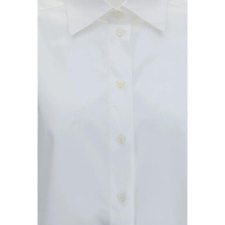 Dolce &amp; Gabbana White Cotton Dress Shirt