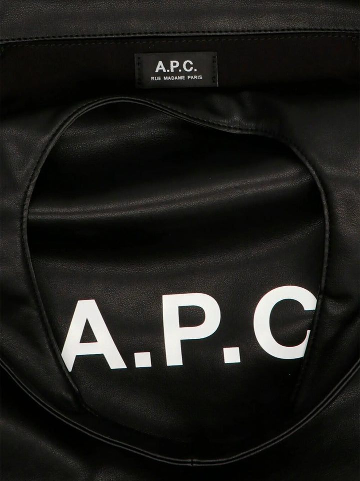 A.P.C. Sample Sale | A.P.C. Black Polyethylene Tote Bag - | Designer outlet