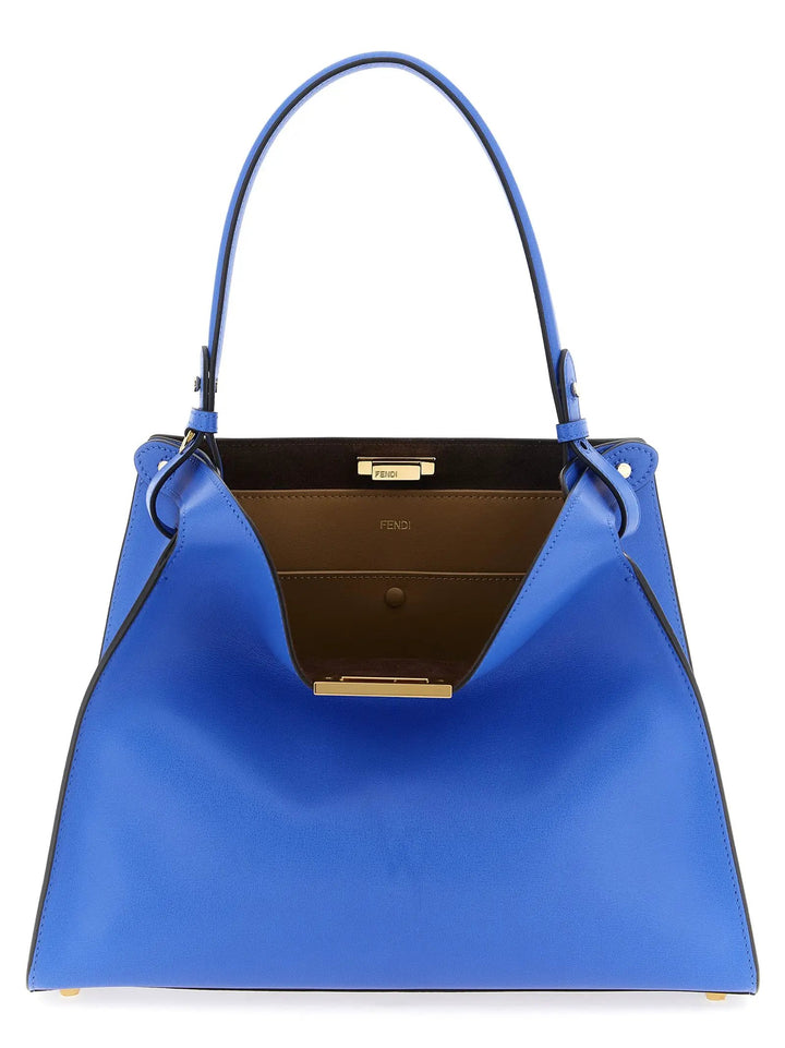 Fendi Sample Sale | Fendi Blue Calfskin Handbag - | Designer outlet