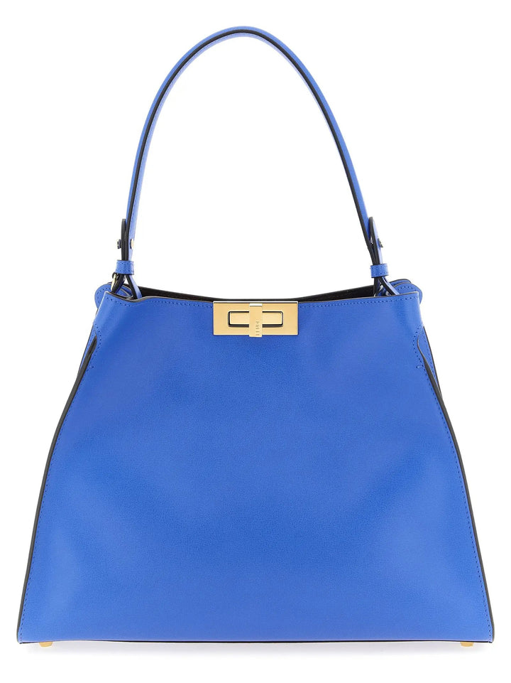 Fendi Sample Sale | Fendi Blue Calfskin Handbag - | Designer outlet