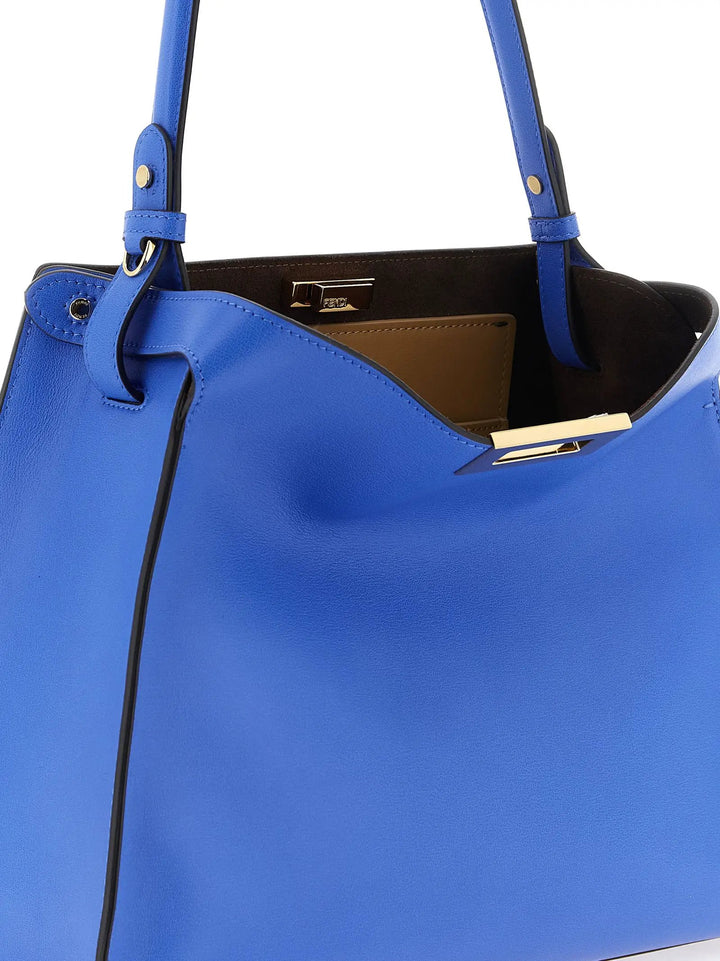Fendi Sample Sale | Fendi Blue Calfskin Handbag - | Designer outlet