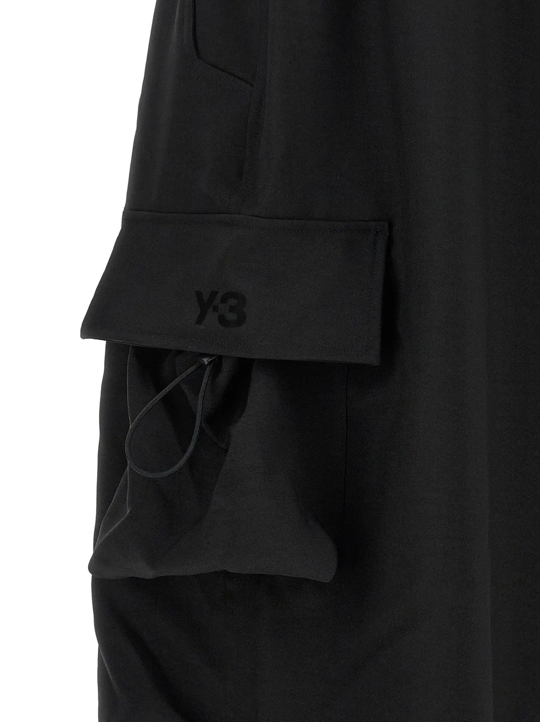 Y-3 Sample Sale | Y-3 Black Polyester Cargo Pants - | Designer outlet