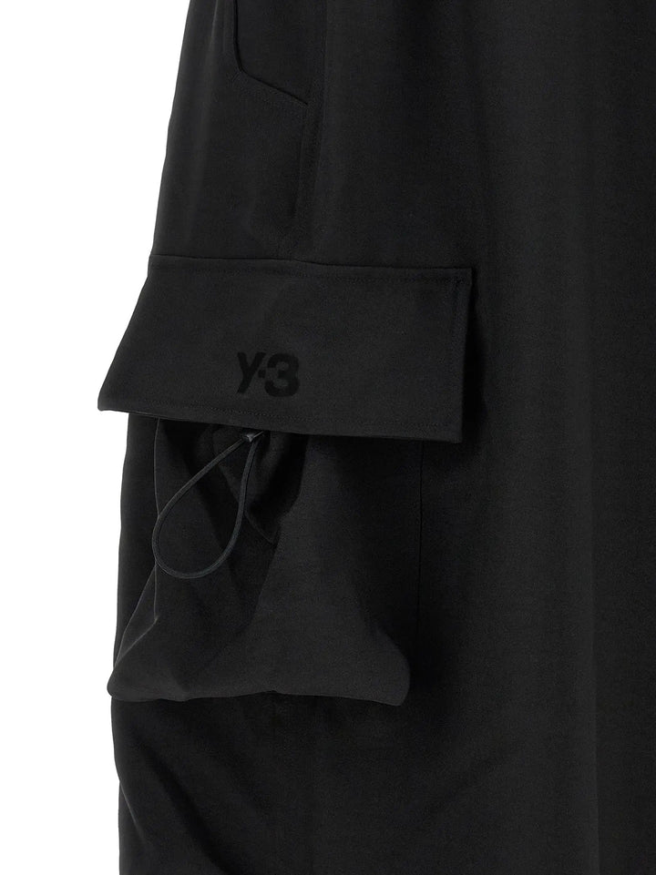 Y-3 Sample Sale | Y-3 Black Polyester Cargo Pants - | Designer outlet