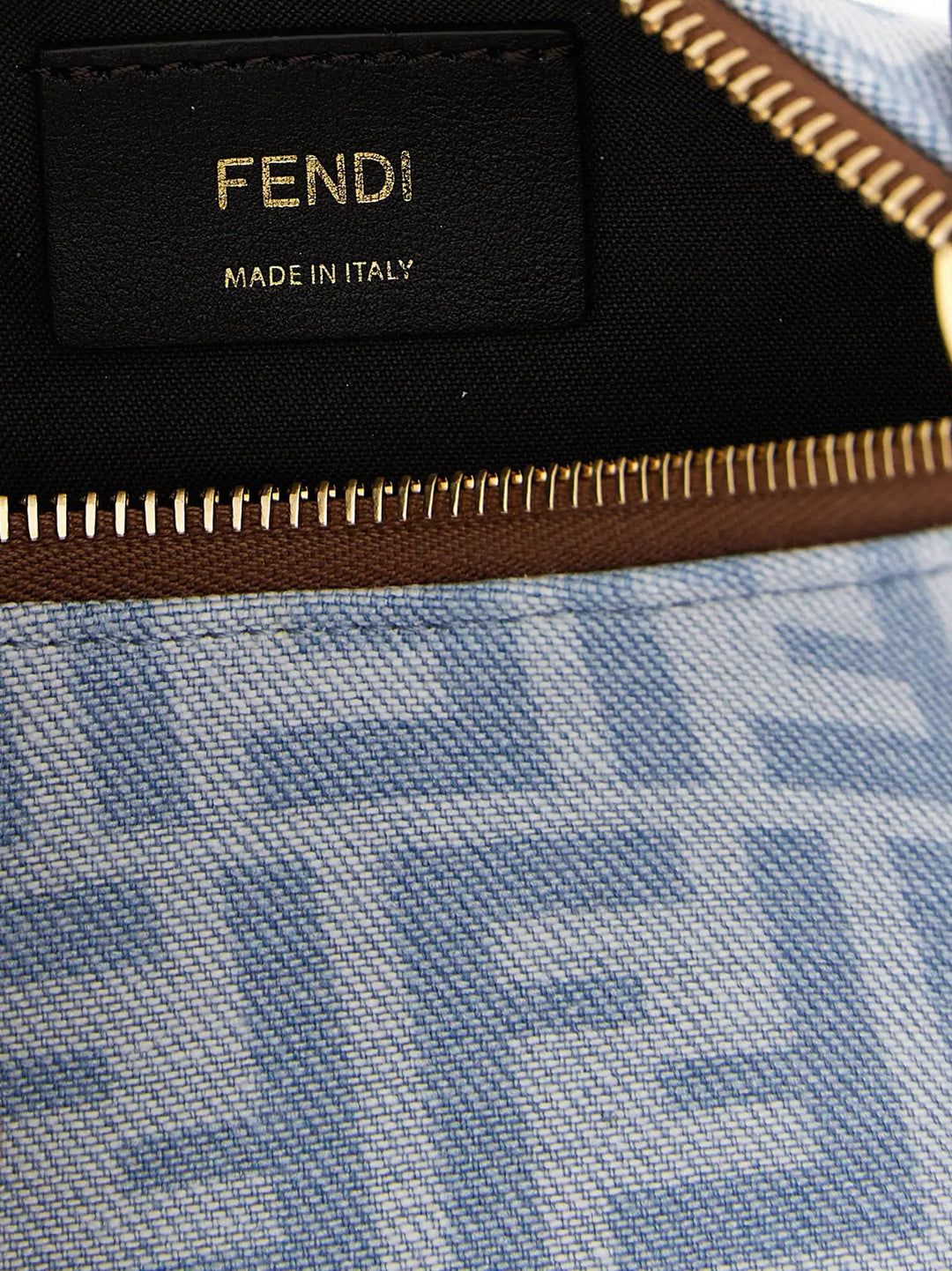 Fendi Sample Sale | Fendi Blue Cotton Handbag - | Designer outlet