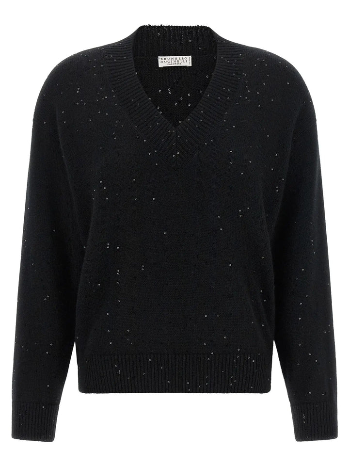 Brunello Cucinelli Sample Sale | Brunello Cucinelli Black Cashmere Cardigan - | Designer outlet