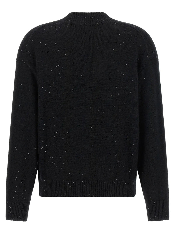 Brunello Cucinelli Sample Sale | Brunello Cucinelli Black Cashmere Cardigan - | Designer outlet