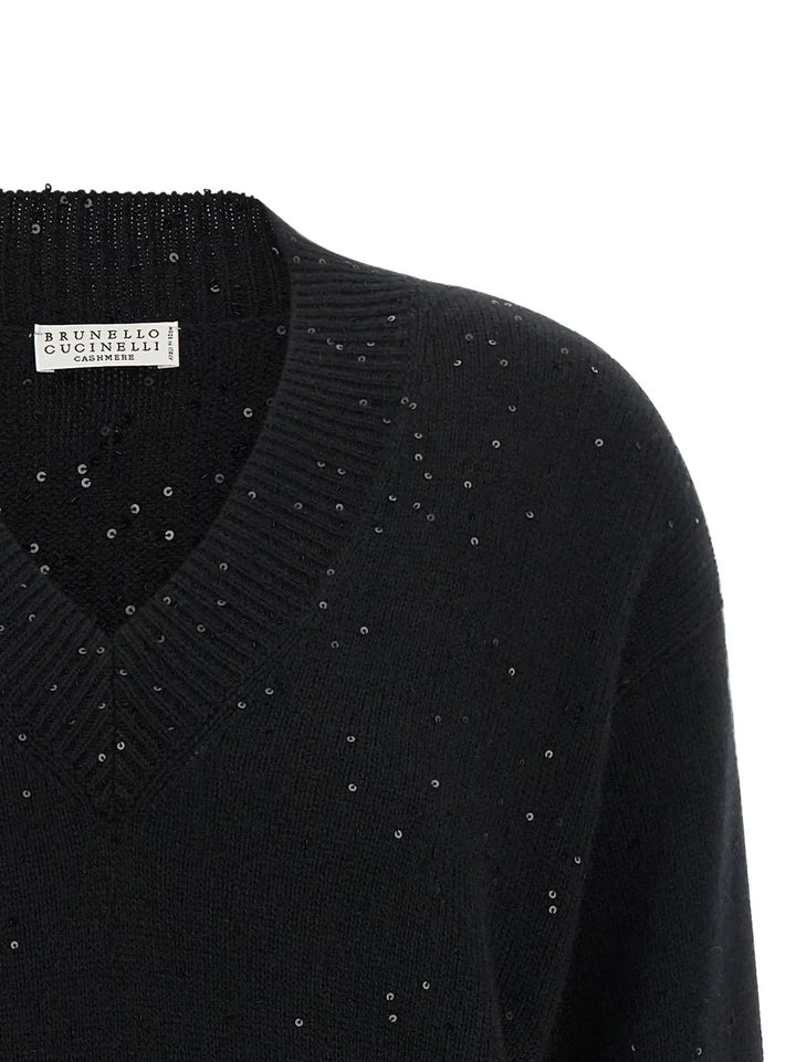 Brunello Cucinelli Sample Sale | Brunello Cucinelli Black Cashmere Cardigan - | Designer outlet